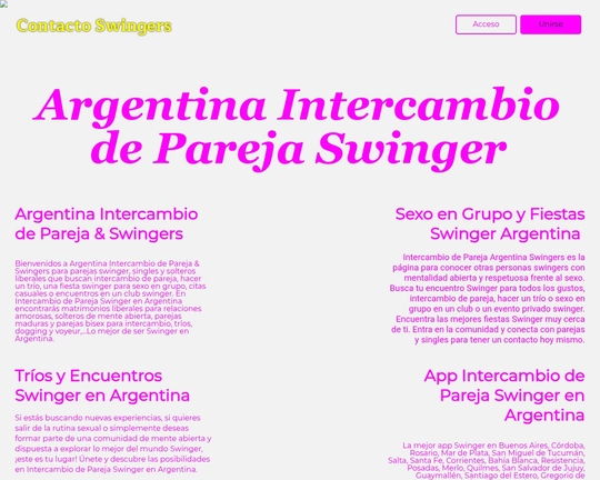 Intercambio de Pareja Argentina Logo